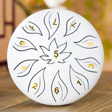 Load image into Gallery viewer, 6 Inch, 11 Tone D Minor - Flower and Leaf Steel Tongue Drum