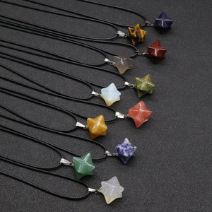 3D  Merkaba Pendulum Pendant Necklace