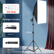 Load image into Gallery viewer, Softbox Lighting Lights with Tripod (No Bulb)