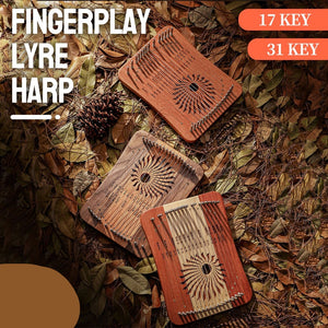 17/31 Strings Fingerplay Lyre Harp Chromatic Thumb Piano