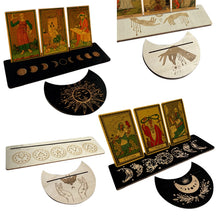 Load image into Gallery viewer, 2 pcs Wooden Oracle Card Display Holder