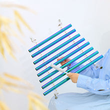 Load image into Gallery viewer, Multiple Colored Crystal Singing Harp, 8 Tubes with Free Aluminum Case
