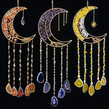Load image into Gallery viewer, Agate Moon Dream Catcher