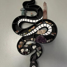 Load image into Gallery viewer, Wooden Snake Crystal Display Shelf