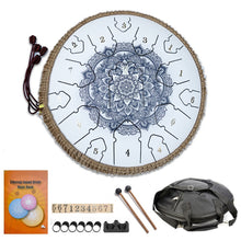 Load image into Gallery viewer, 13 Inch Steel Tongue Drum, 15 notes