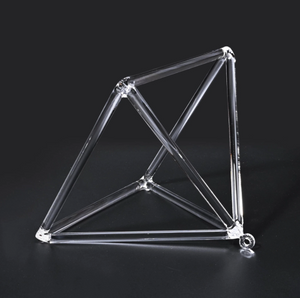 8 inch Crystal Singing Pyramid + FREE Case and Mallet