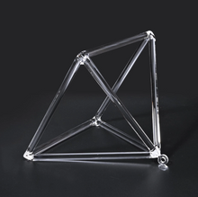 Load image into Gallery viewer, 9 or 10 inch Crystal Singing Pyramid + FREE Case and Mallet