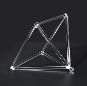 9 or 10 inch Crystal Singing Pyramid + FREE Case and Mallet