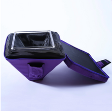 Load image into Gallery viewer, Purple Crystal Singing Pyramid - 7, 8, 9, or 10 inch with FREE Bag