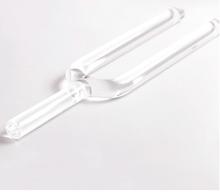 Load image into Gallery viewer, 20mm Crystal Tuning Fork- 432hz or 440hz + FREE Case and Mallet
