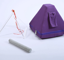 Load image into Gallery viewer, 14 inch Crystal Singing Pyramid + FREE Case and Mallet