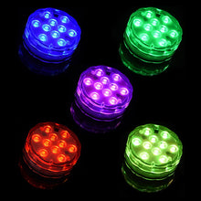 Load image into Gallery viewer, LED Submersible Multi-Colored Light with Remote