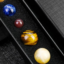 Load image into Gallery viewer, Planets of The Solar System Gemstone Crystal Spheres