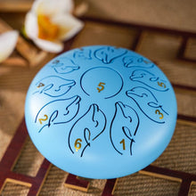 Load image into Gallery viewer, 6 Inch, 11 Tone Dolphin Steel Tongue Drum