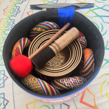 Load image into Gallery viewer, Set of 7 Hammered Tibetan Singing Bowls + FREE Case, Cushions and Mallets