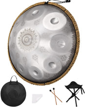 Load image into Gallery viewer, 22 Inches Mandala Hand Pan Drums Set, 9/10 Notes
