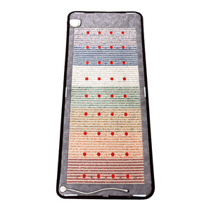 Sauna Heating Mat with 7 Chakra Gemstones (PEMF, Photon, TENS, FIR, Negative Ion)- Large 31.5 x 75 inches