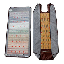 Load image into Gallery viewer, Sauna Heating Mat with 7 Chakra Gemstones (PEMF, Photon, TENS, FIR, Negative Ion)- Large 31.5 x 75 inches