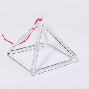 Set of 7 Crystal Singing Pyramids