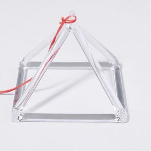 Set of 7 Crystal Singing Pyramids