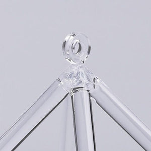 Set of 7 Crystal Singing Pyramids