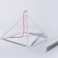 Load image into Gallery viewer, Set of 7 Crystal Singing Pyramids