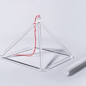 Set of 7 Crystal Singing Pyramids