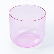 Load image into Gallery viewer, Colored Clear Crystal Singing Bowls - Set of 7