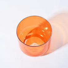 Load image into Gallery viewer, Colored Clear Crystal Singing Bowls - Set of 7
