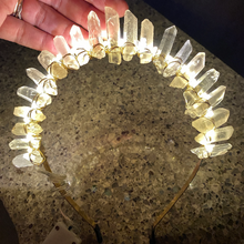 Load image into Gallery viewer, Electric LED Crystal Tiara Crown