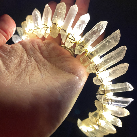 Electric LED Crystal Tiara Crown