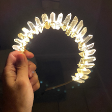 Load image into Gallery viewer, Electric LED Crystal Tiara Crown
