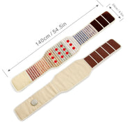 Chakra Gemstone Photon Heating Mat Belt, Optional Pillow - 54.5 x 9.5 inches