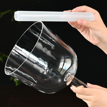 Load image into Gallery viewer, 6 inch Clear Quartz Crystal Handle Singing Bowl with FREE Case