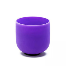 Load image into Gallery viewer, 7 Chakra Quartz Crystal Singing Bowl Set - Solid Rainbow Colored + 2 FREE Carrying Cases