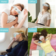 Load image into Gallery viewer, LED Photon Eye Mask Massager Red, Blue, Yellow Light Therapy with Heat