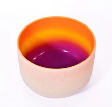 Load image into Gallery viewer, Individual Ombre Colored Quartz Crystal Singing Bowl - 1 PC ONLY