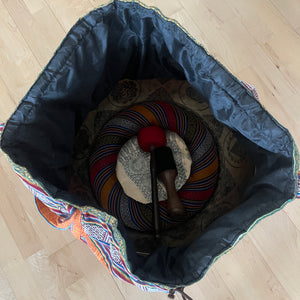 18 inch Standing Foot Tibetan Singing Bowl with FREE Bag, Cushion and Mallet